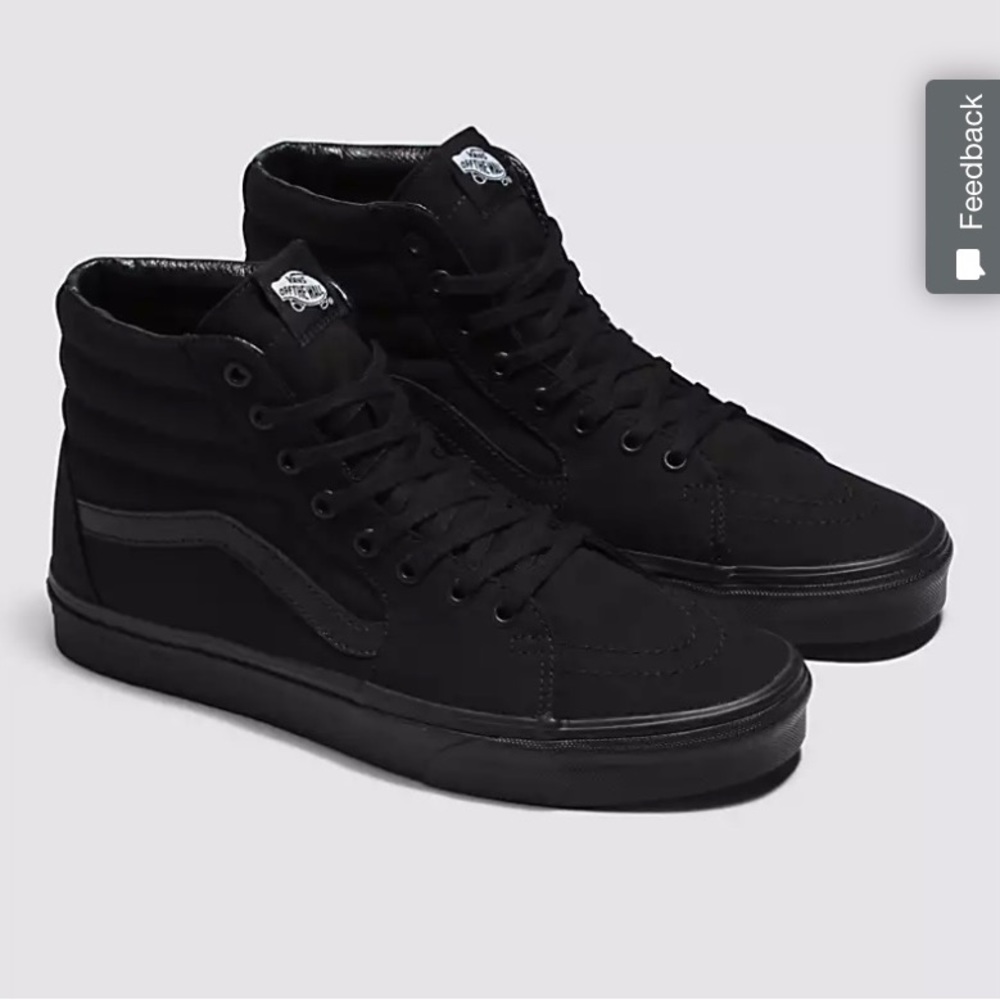 Vans High Top Canvas Size 10 Like New.